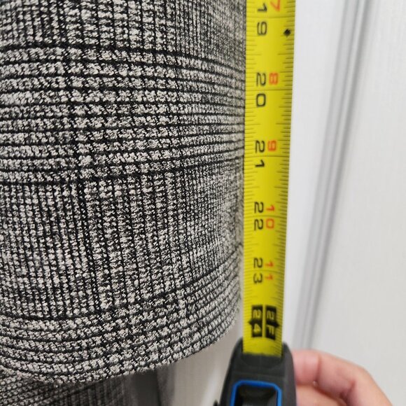 Allsaints Check Print Single Button Tie Waist Trench Coat - Picture 12 of 15